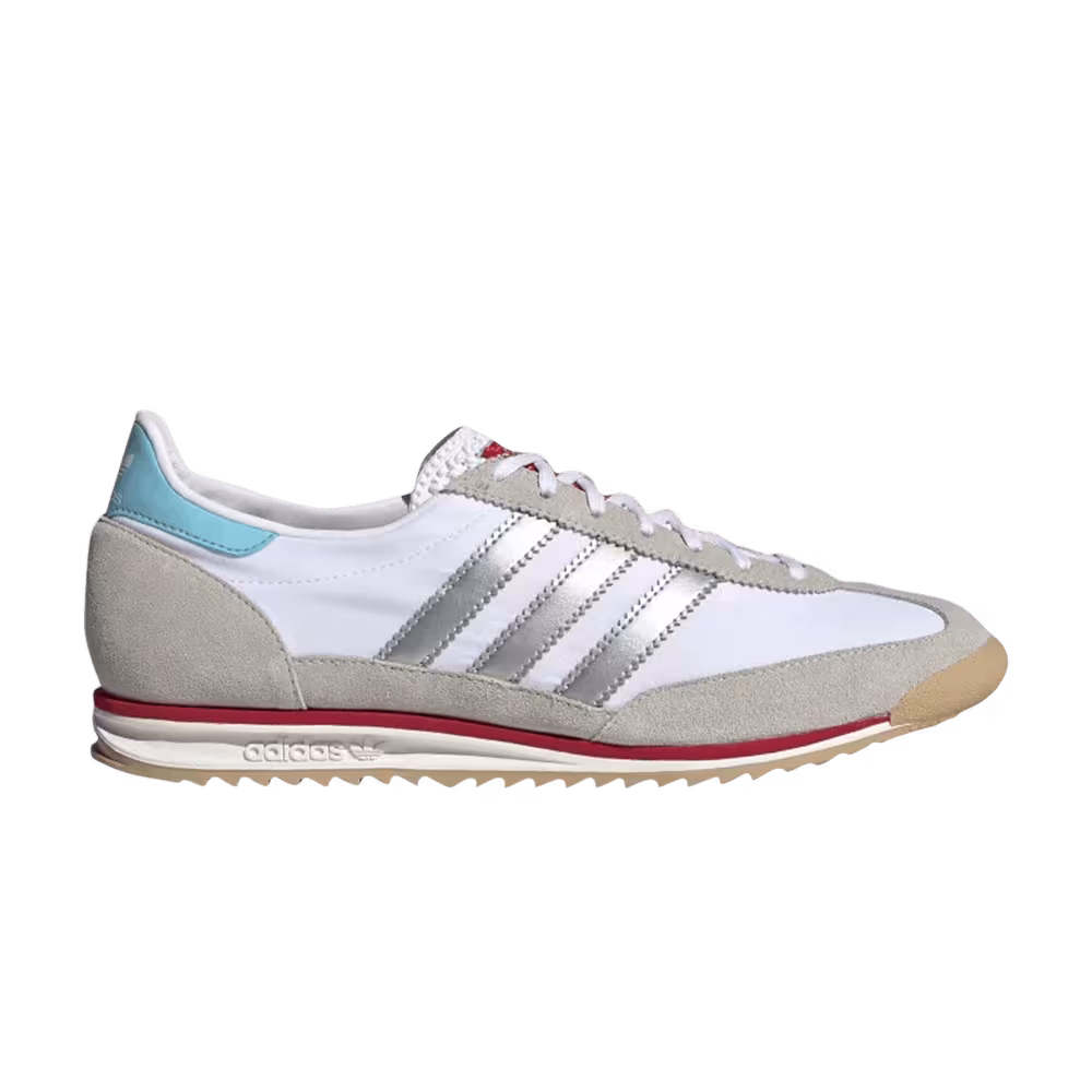 Adidas SL72 White Matte Silver Gum
