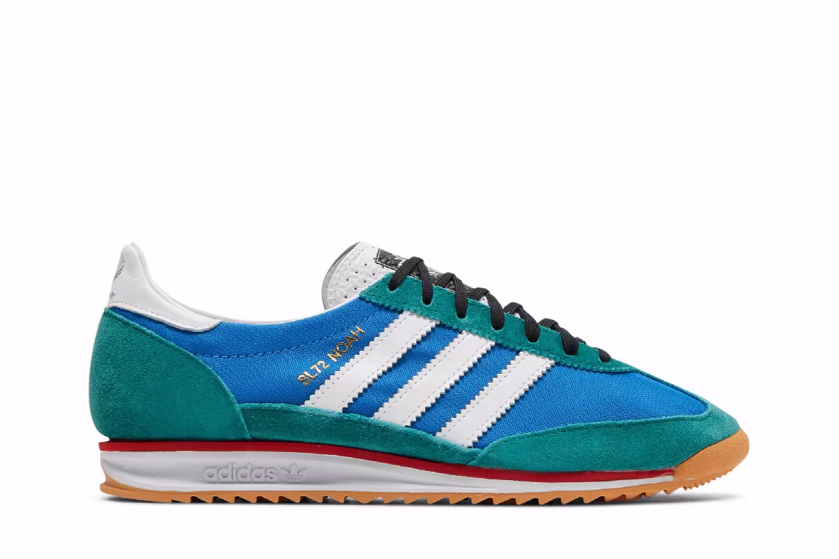 Noah x adidas SL72 Blue, view 2