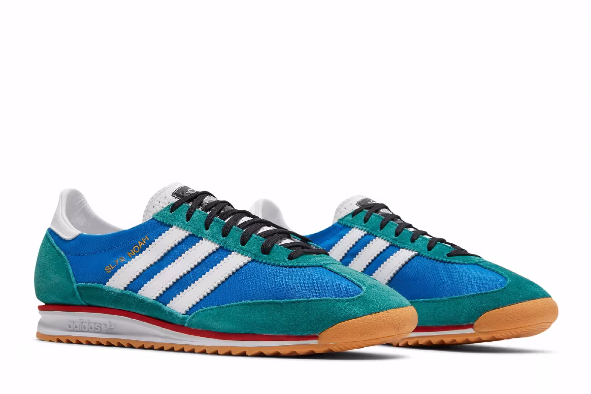 Noah x adidas SL72 Blue, view 9