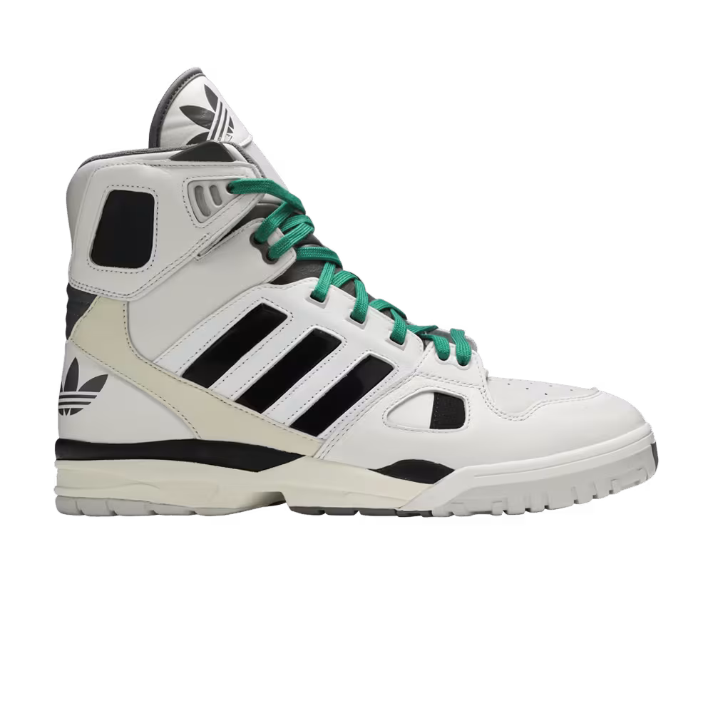 Kid Cudi x adidas Torsion Artillery High Crystal White Core Black