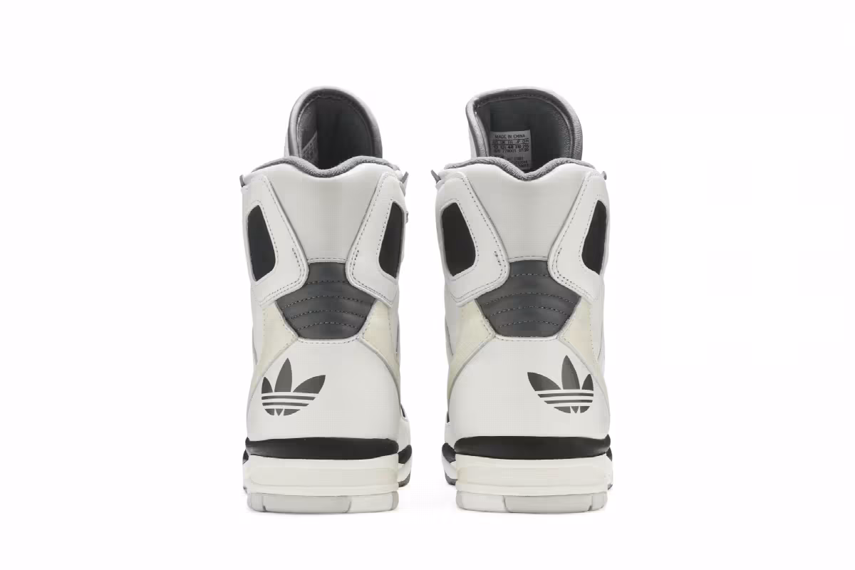 Kid Cudi x adidas Torsion Artillery High Crystal White Core Black, view 7
