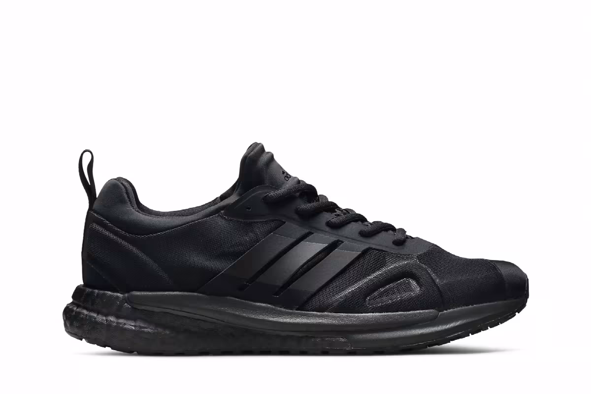 Karlie Kloss x adidas Women's SolarGlide Triple Black, view 2