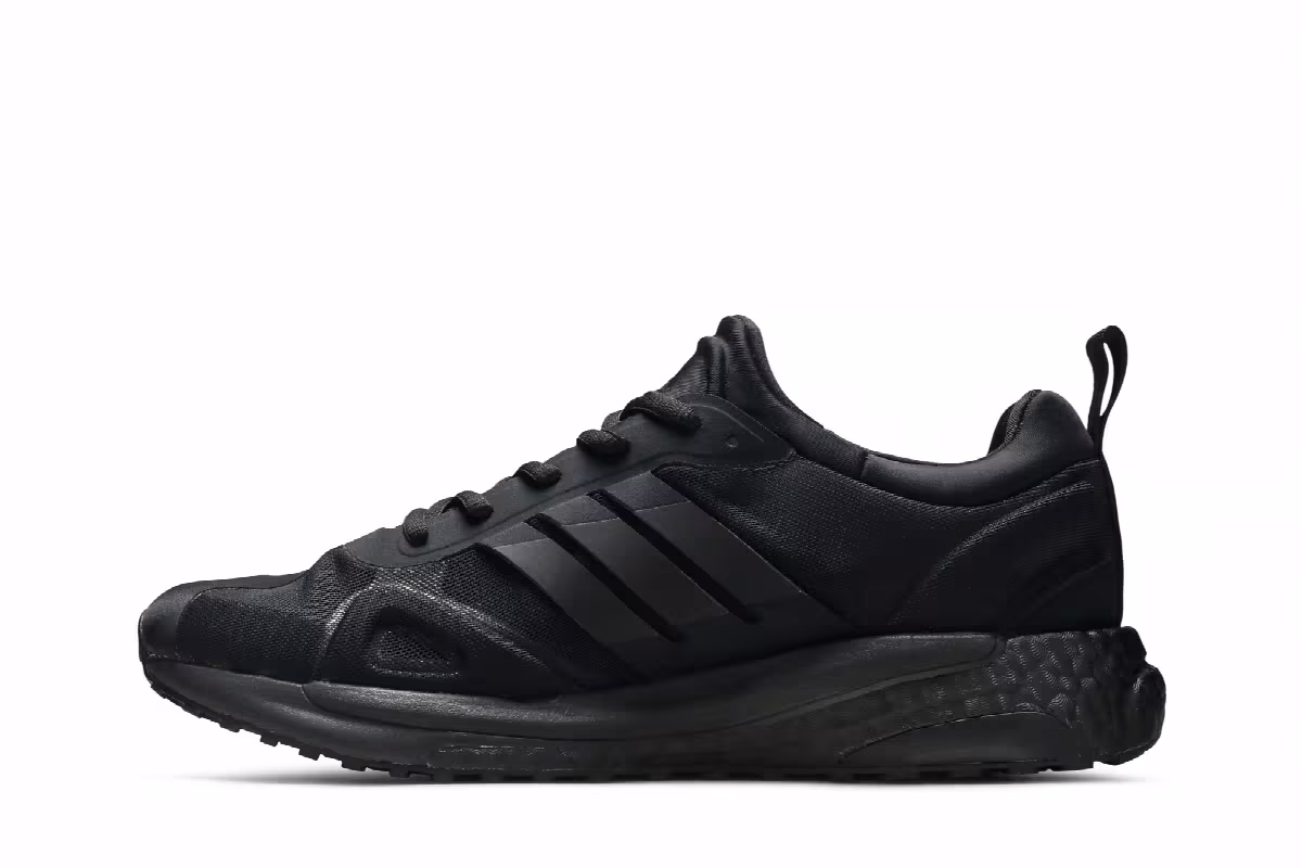 Karlie Kloss x adidas Women's SolarGlide Triple Black, view 4
