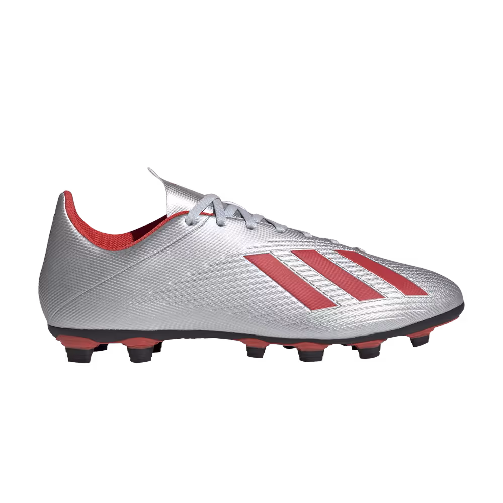 Adidas X 19.4 FG Silver Metallic Hi-Res Red