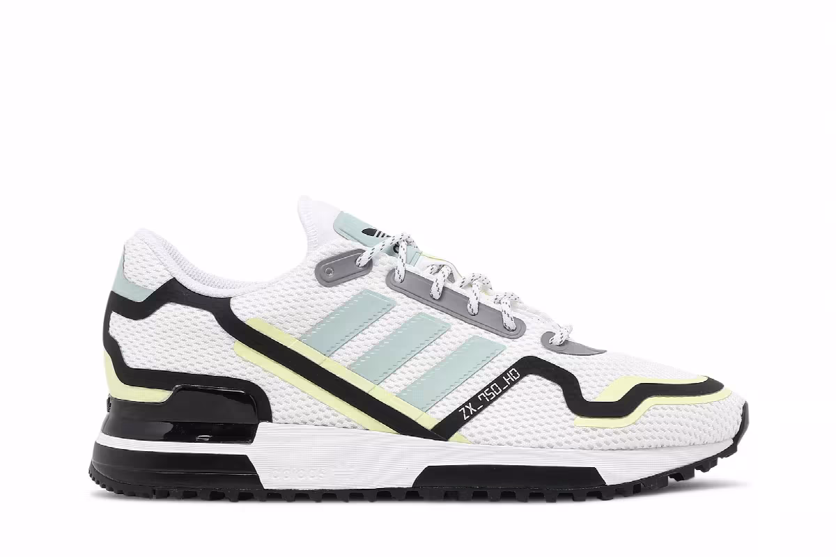 Adidas ZX 750 HD White Green Tint, view 2
