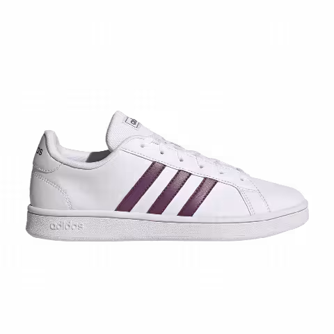 Adidas Wmns Grand Court Base 'White Cherry Metallic'