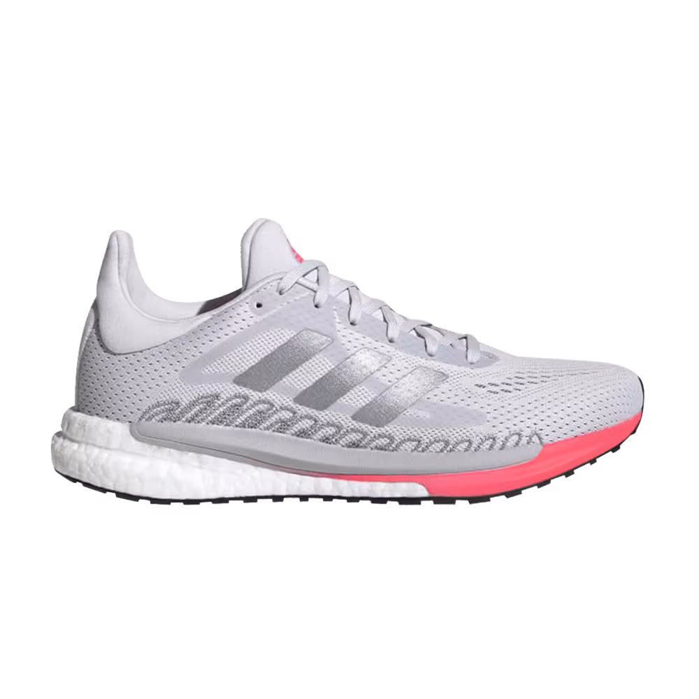 Adidas Women's SolarGlide 3 Grey Signal Pink