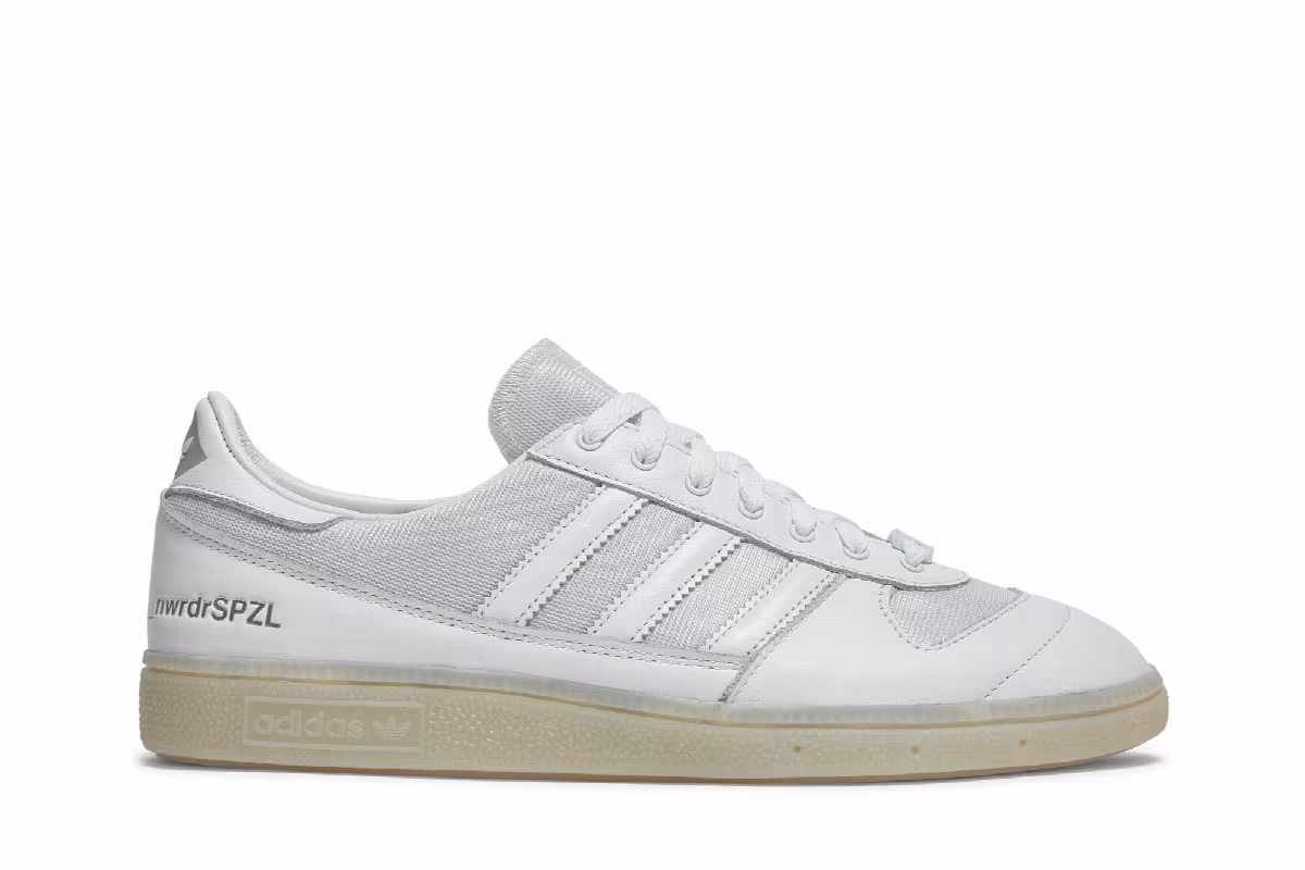 New Order x adidas Wilsy SPZL White Grey, view 2