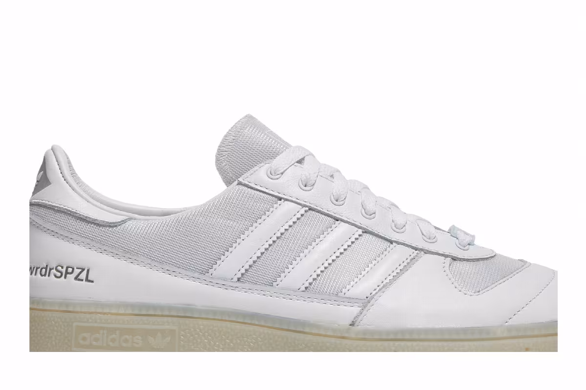 New Order x adidas Wilsy SPZL White Grey, view 3