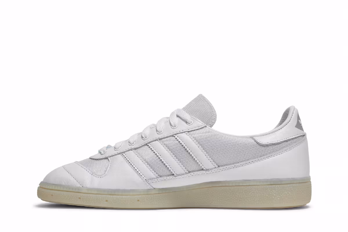 New Order x adidas Wilsy SPZL White Grey, view 4