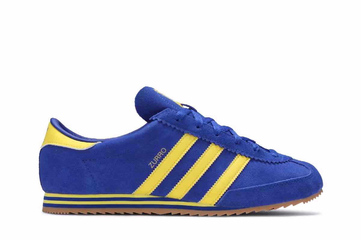 adidas Zurro SPZL Bold Blue Yellow, view 2