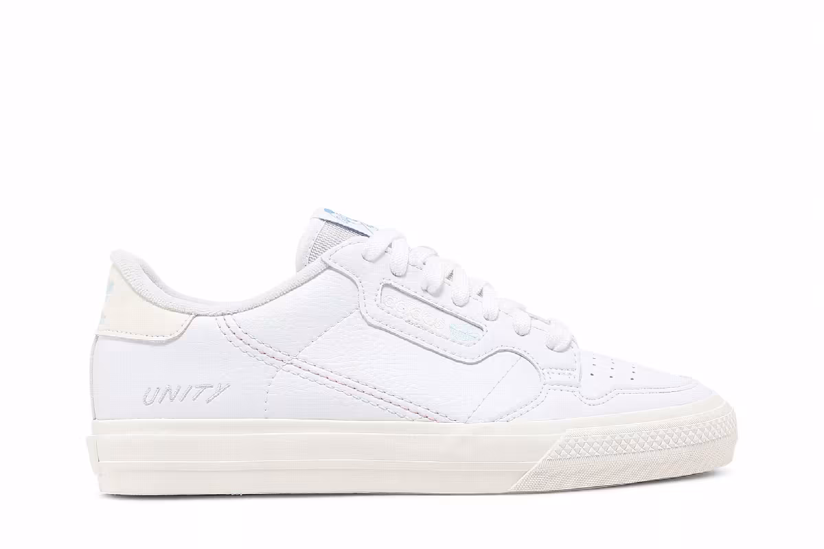Unity x adidas Continental Vulc Cloud White, view 2