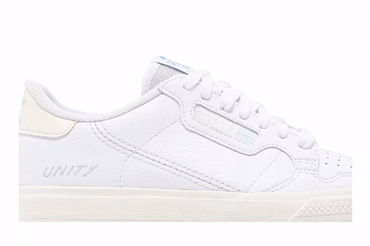 Unity x adidas Continental Vulc Cloud White, view 3