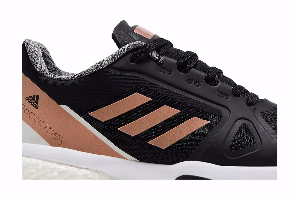 Stella McCartney x adidas Women's Barricade Boost Black Copper Metallic, view 3
