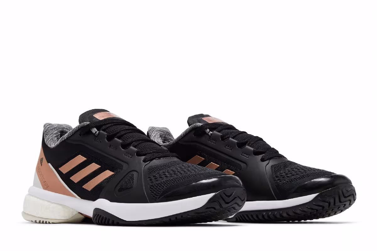 Stella McCartney x adidas Women's Barricade Boost Black Copper Metallic, view 9