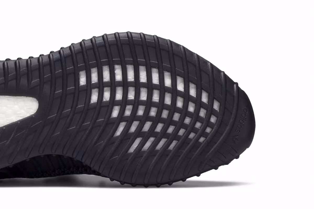 adidas Yeezy Boost 350 V2 Black Non-Reflective, view 6