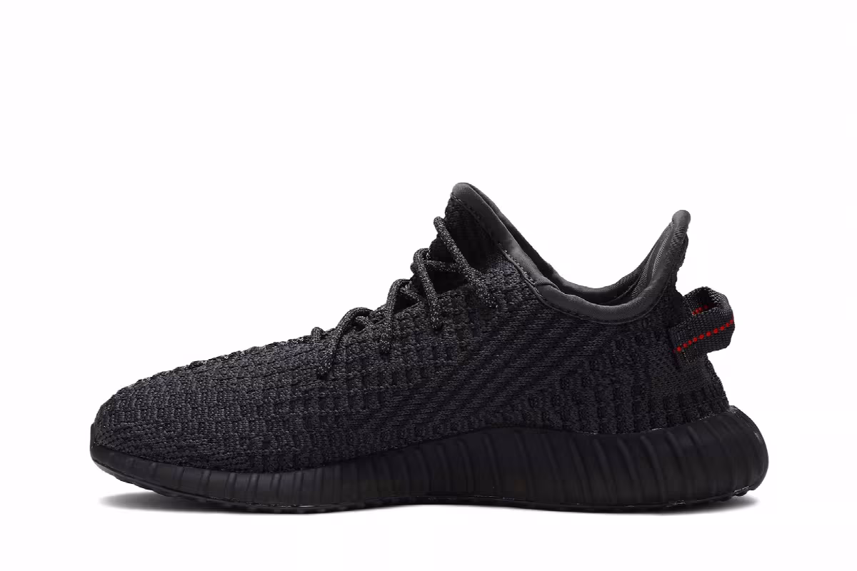 adidas Yeezy Boost 350 V2 Kids Black Non-Reflective, view 4