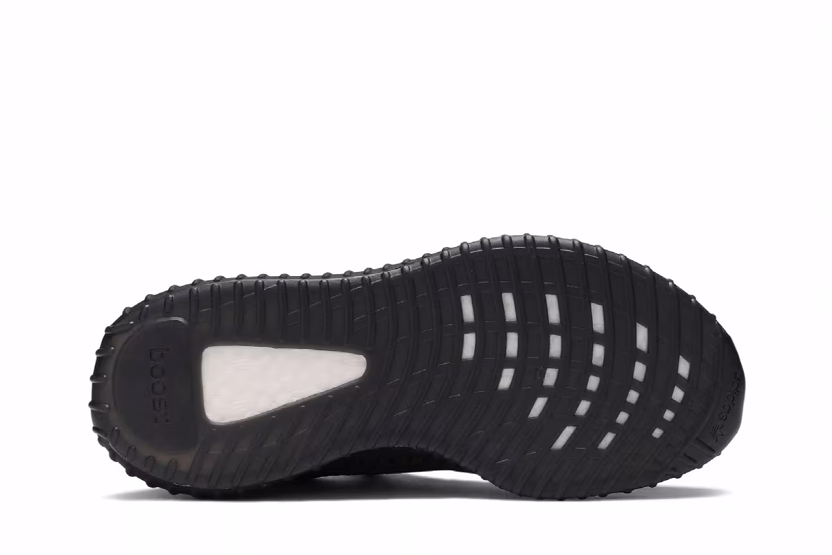 adidas Yeezy Boost 350 V2 Kids Black Non-Reflective, view 5