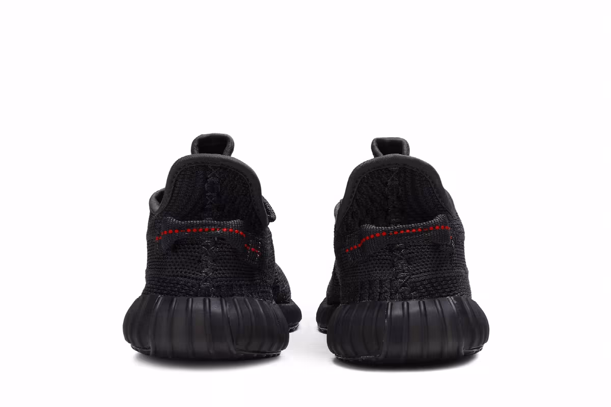 adidas Yeezy Boost 350 V2 Kids Black Non-Reflective, view 7