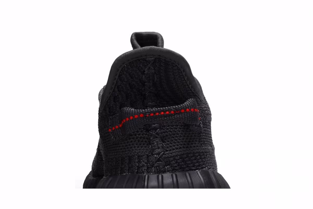 adidas Yeezy Boost 350 V2 Kids Black Non-Reflective, view 8