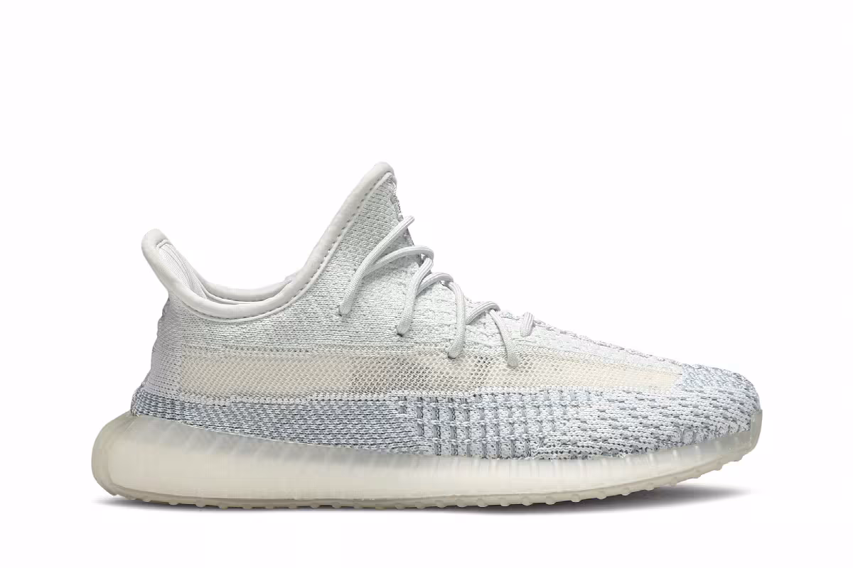 adidas Yeezy Boost 350 V2 Kids Cloud White Non-Reflective, view 2