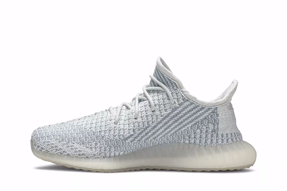 adidas Yeezy Boost 350 V2 Kids Cloud White Non-Reflective, view 4