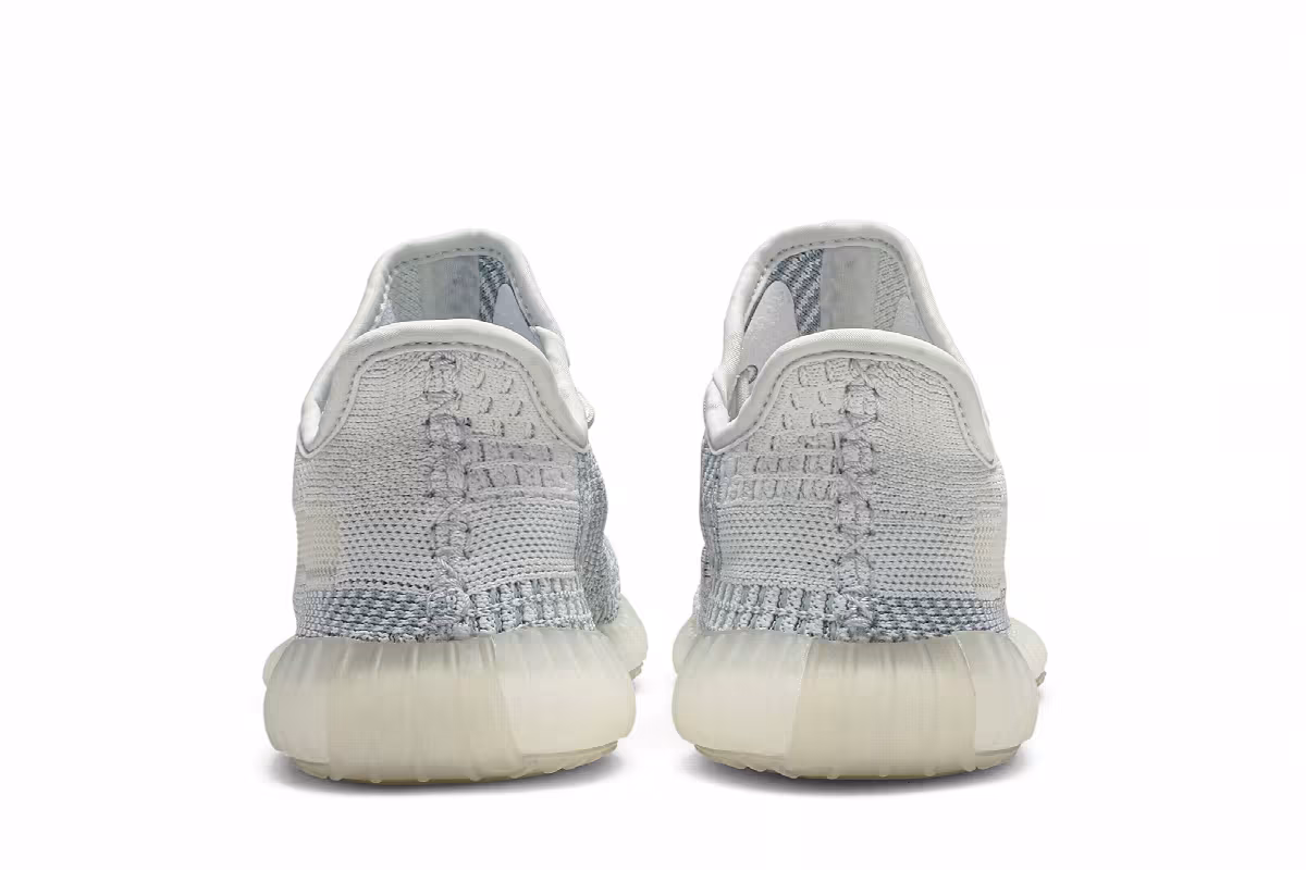 adidas Yeezy Boost 350 V2 Kids Cloud White Non-Reflective, view 7