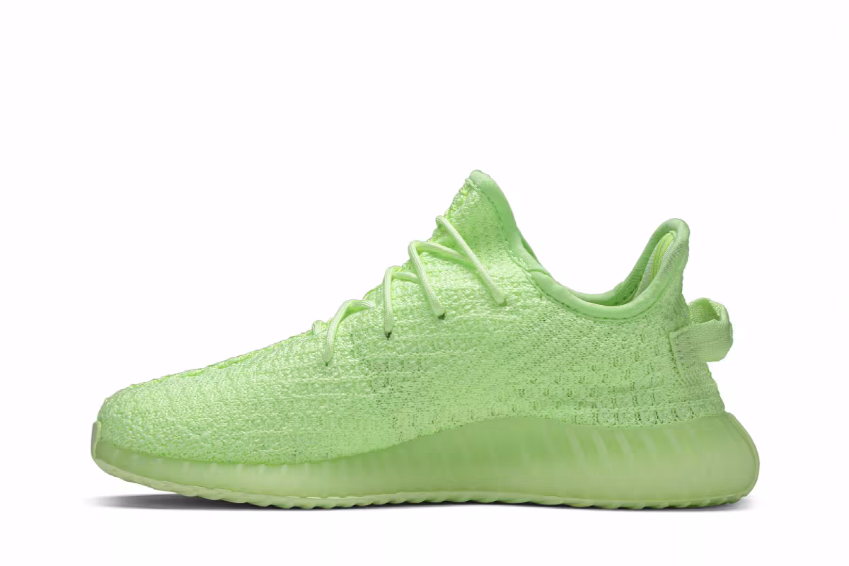 Adidas Yeezy Boost 350 V2 GID Kids Glow, view 4