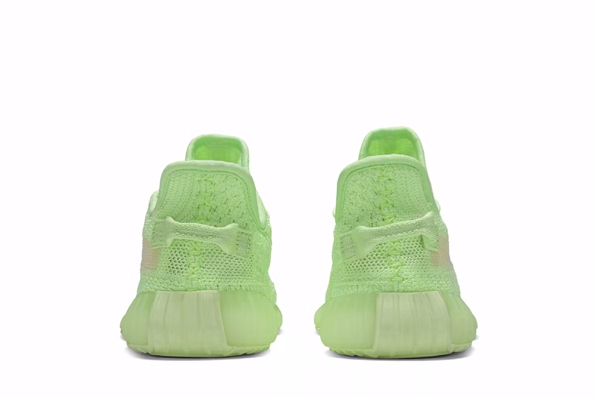 Adidas Yeezy Boost 350 V2 GID Kids Glow, view 7