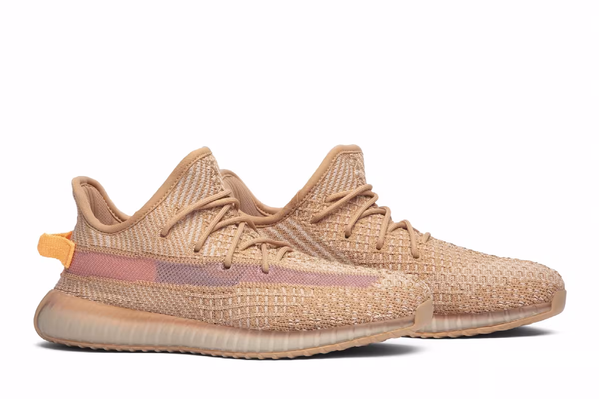 adidas Yeezy Boost 350 V2 Kids Clay, view 9