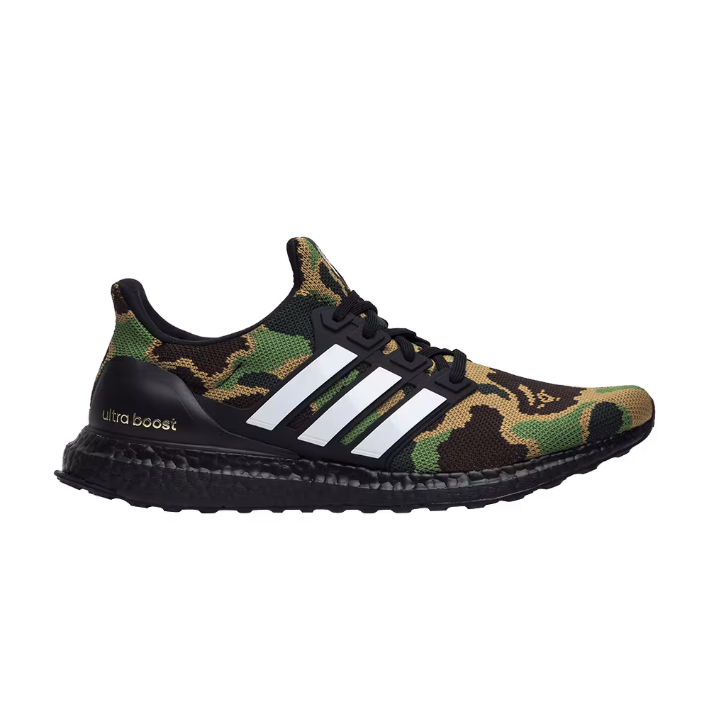 A Bathing Ape x adidas UltraBoost 4.0 Green Camo