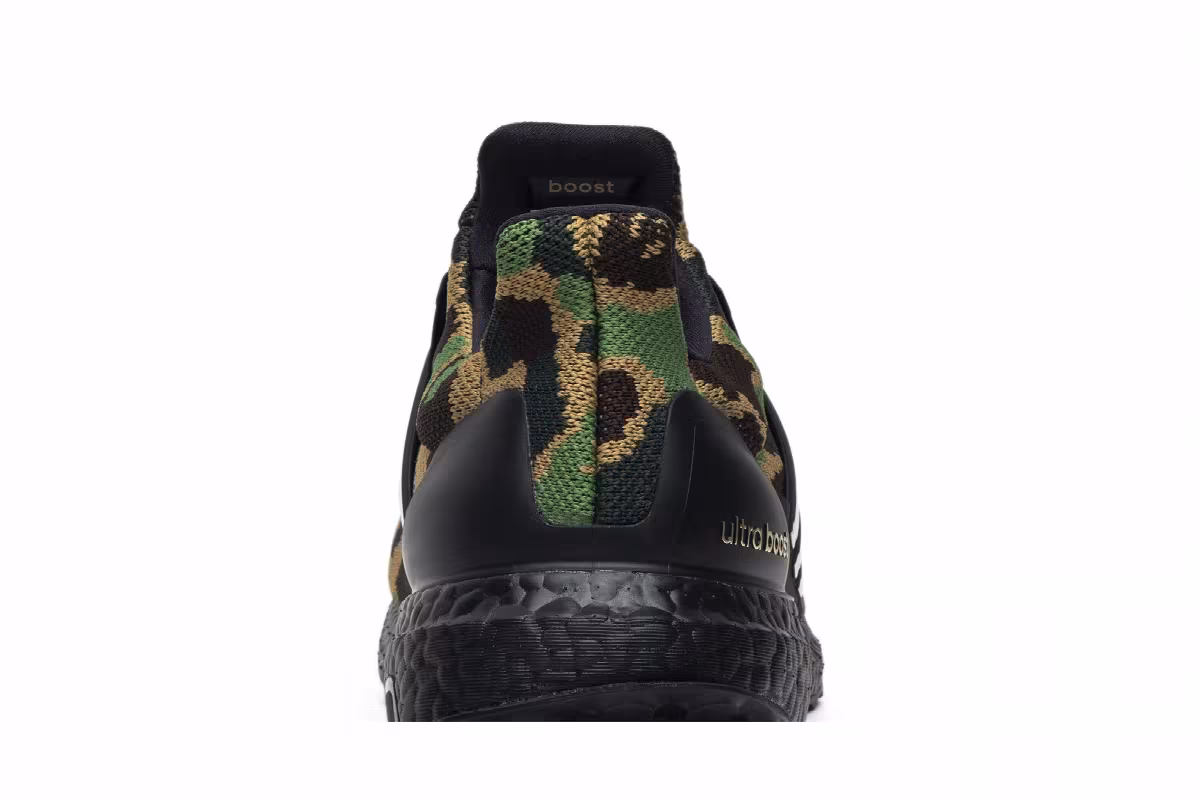 A Bathing Ape x adidas UltraBoost 4.0 Green Camo, view 8
