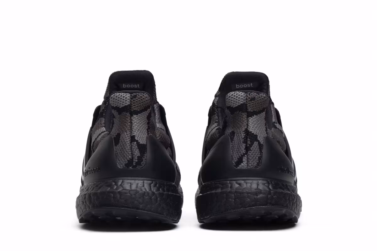 A Bathing Ape x adidas UltraBoost 4.0 Black Camo, view 7