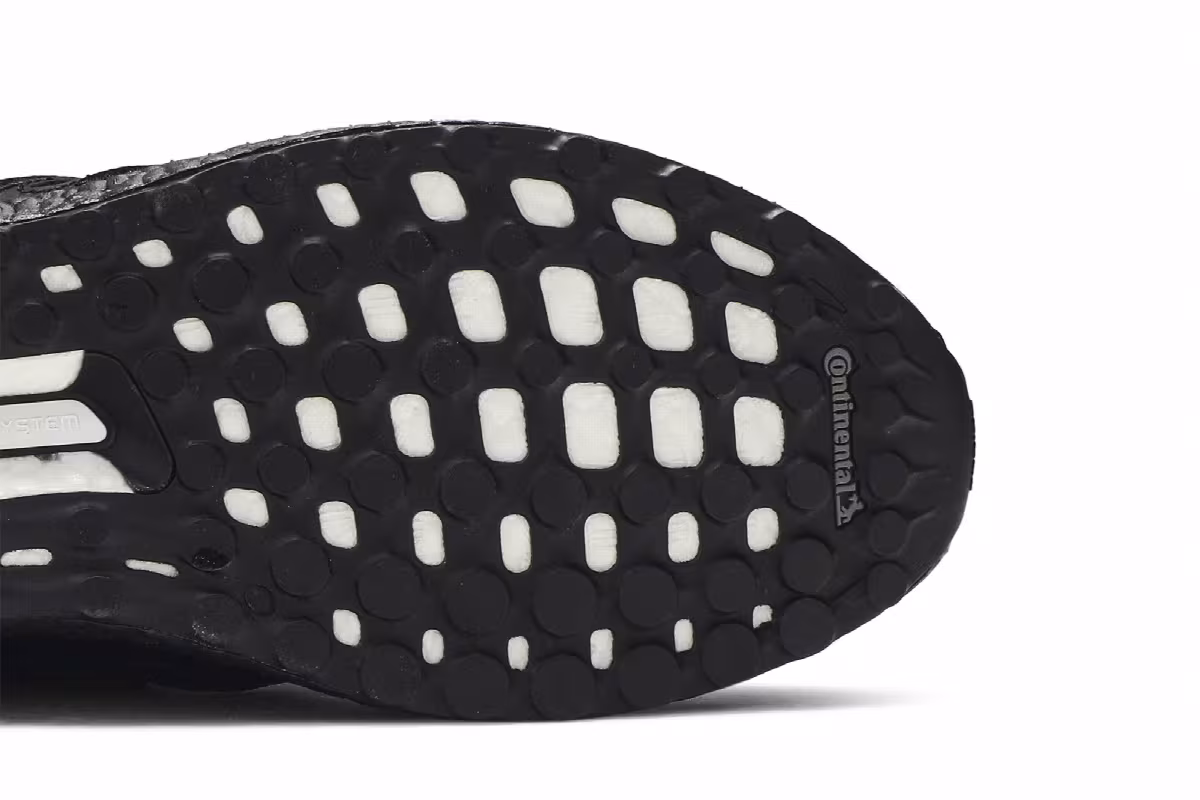 adidas Men's UltraBoost Leather Core Black, view 6