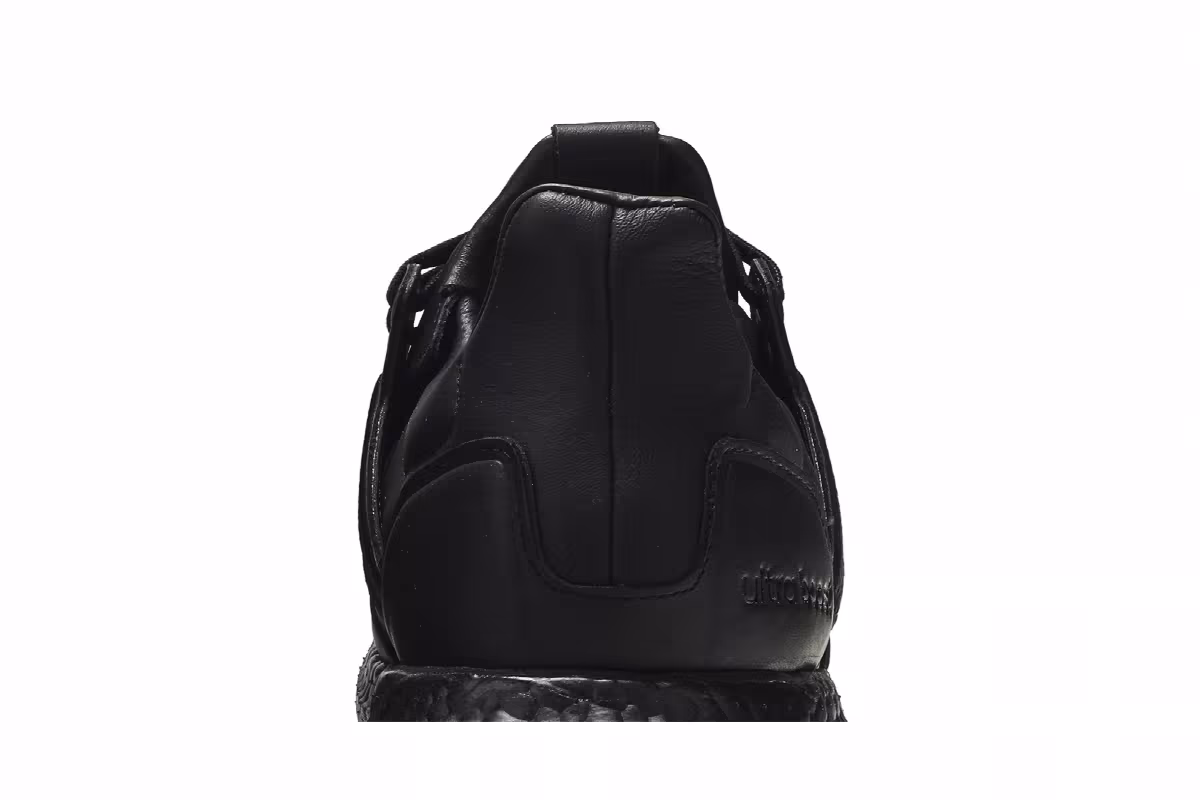 adidas Men's UltraBoost Leather Core Black, view 8
