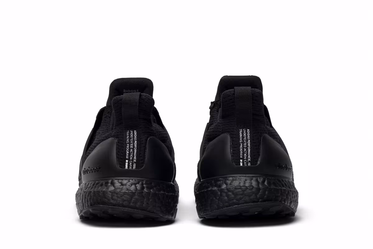 Undefeated x adidas UltraBoost 1.0 Blackout, view 7