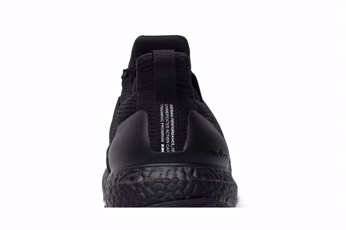 Undefeated x adidas UltraBoost 1.0 Blackout, view 8