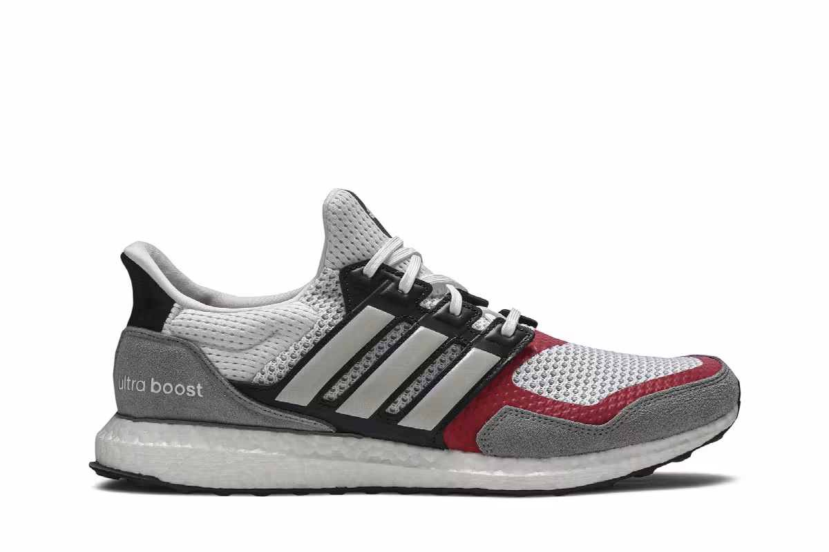adidas UltraBoost 1.0 S&L Grey Scarlet, view 2