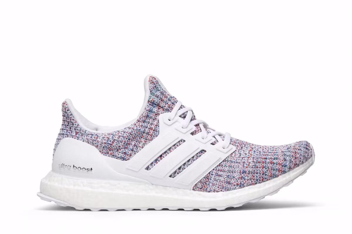 adidas UltraBoost 4.0 White Multicolor, view 2
