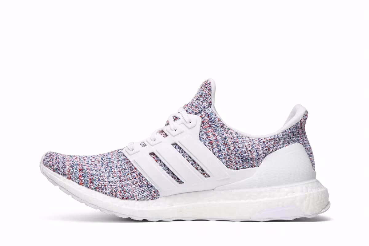 adidas UltraBoost 4.0 White Multicolor, view 4
