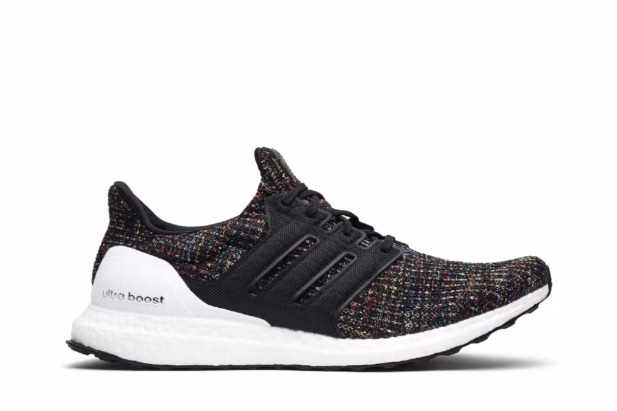 adidas UltraBoost 4.0 Black Multicolor, view 2