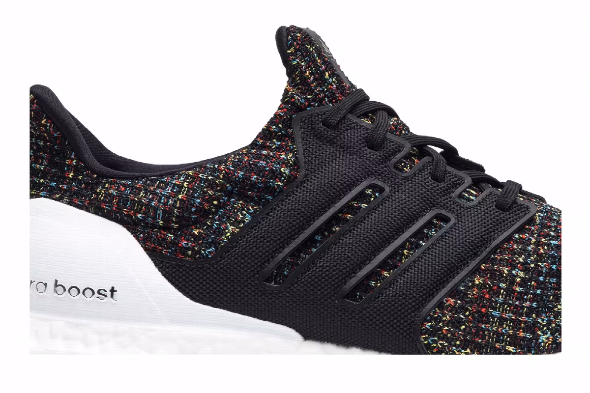 adidas UltraBoost 4.0 Black Multicolor, view 3