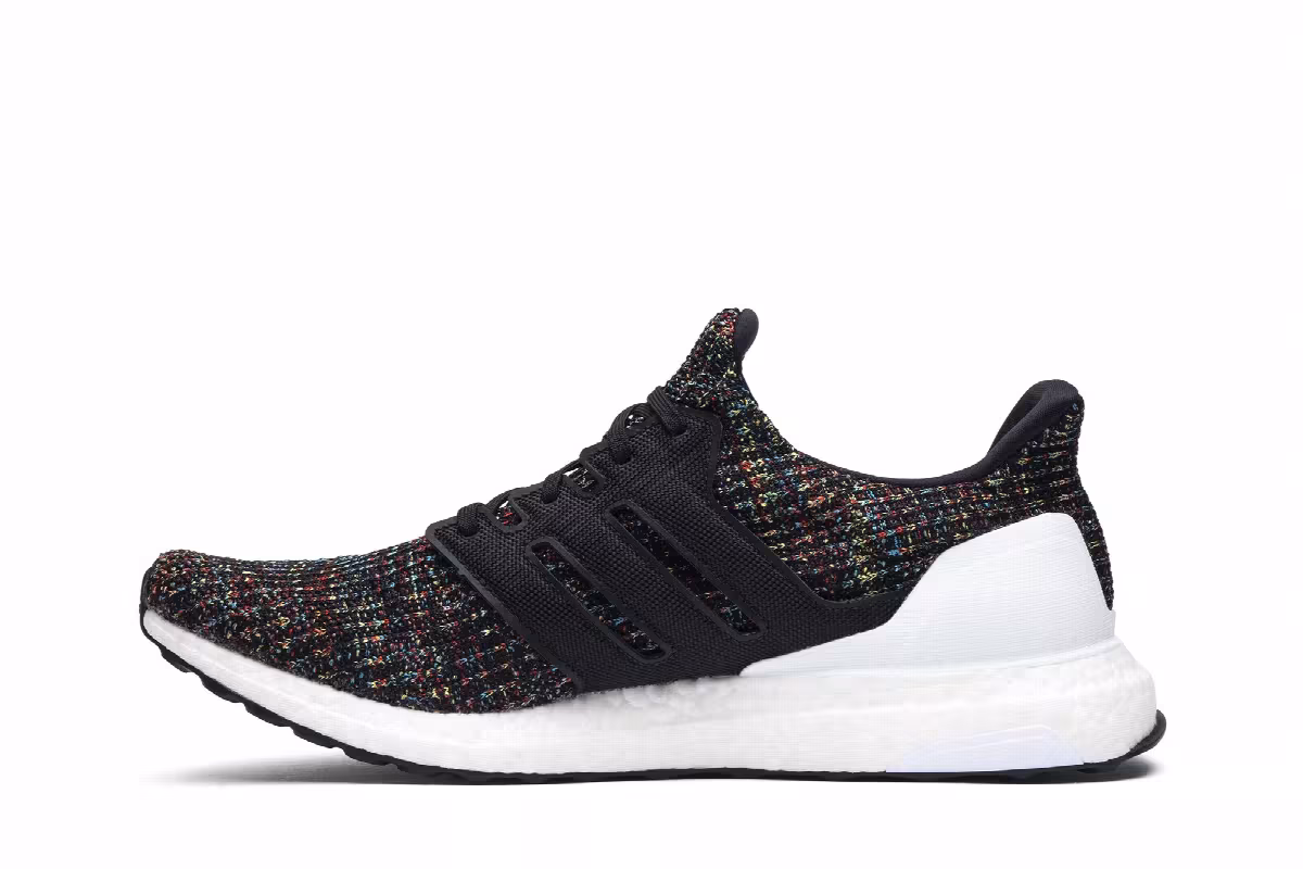adidas UltraBoost 4.0 Black Multicolor, view 4