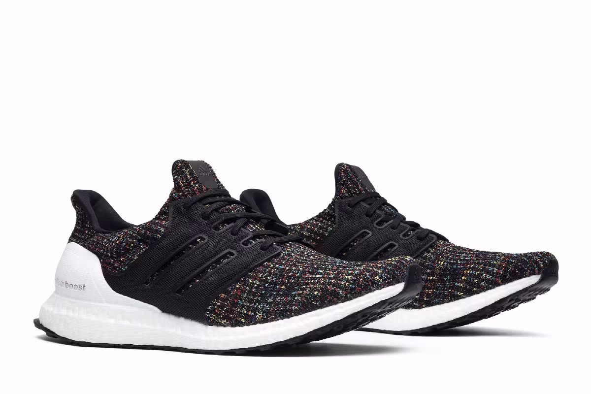 adidas UltraBoost 4.0 Black Multicolor, view 9