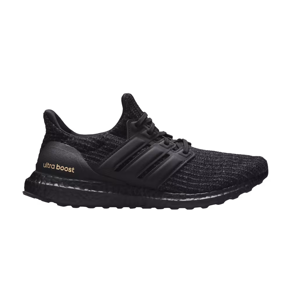 Adidas Women's UltraBoost 4.0 Triple Black Gold