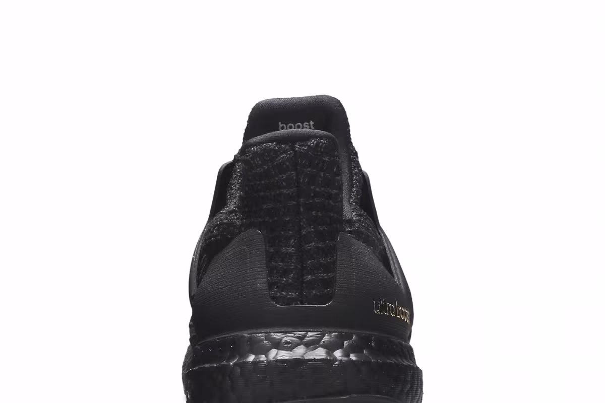 Adidas Women's UltraBoost 4.0 Triple Black Gold, view 8