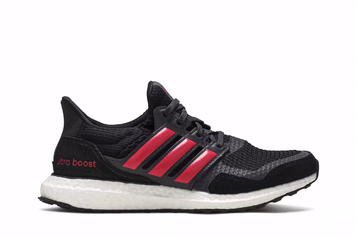 Adidas Women's UltraBoost S&L Black Energy Pink, view 2