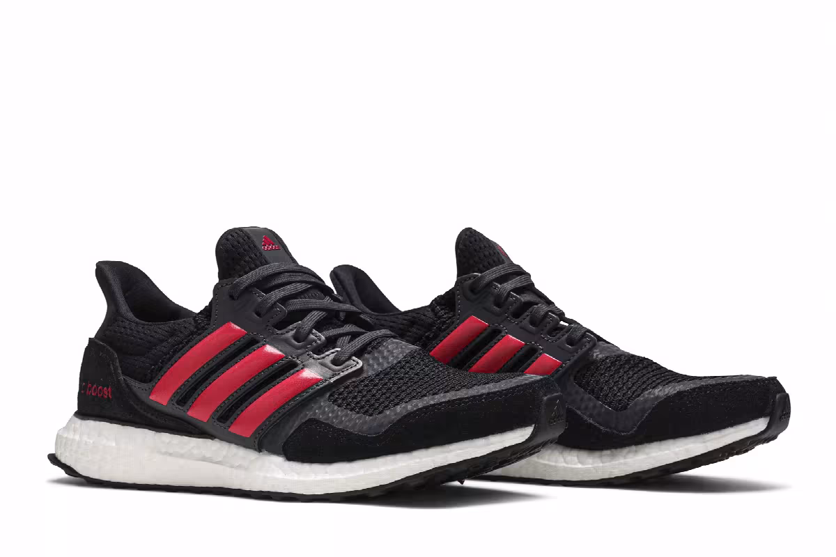 Adidas Women's UltraBoost S&L Black Energy Pink, view 9