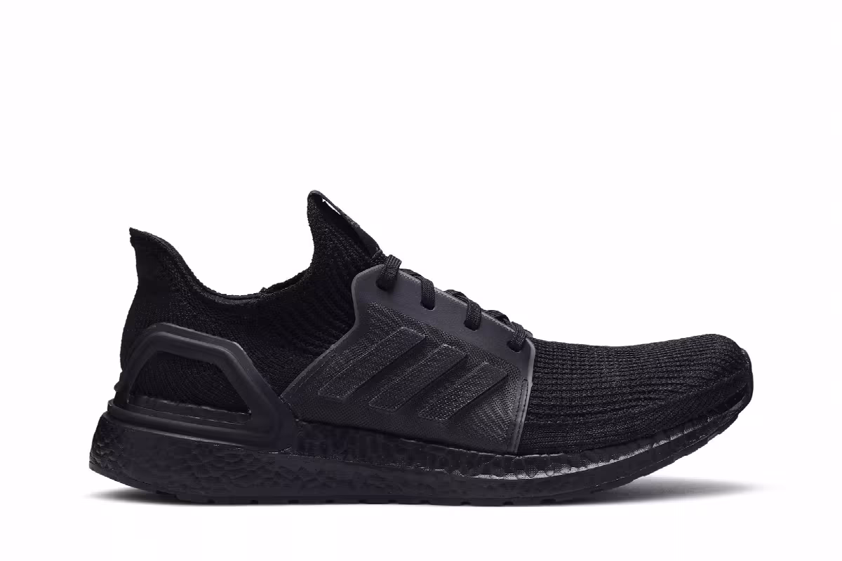 adidas UltraBoost 19 Triple Black, view 2