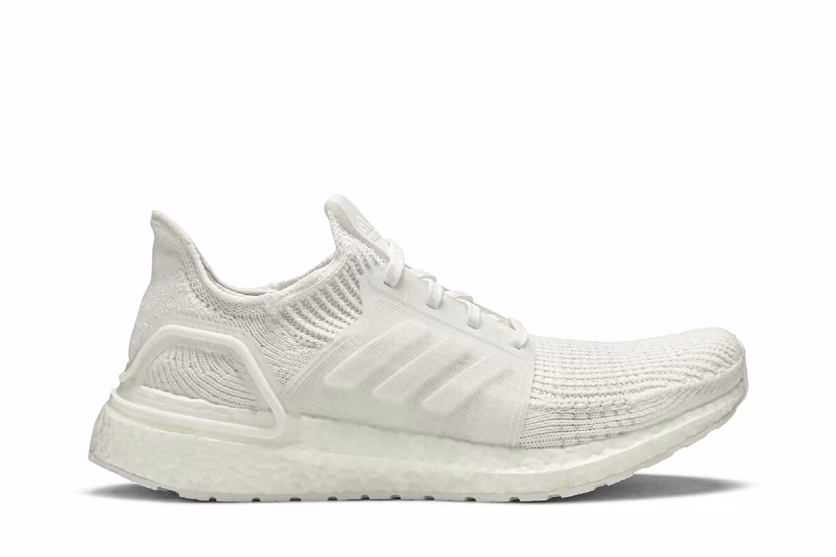 adidas UltraBoost 19 Triple White, view 2
